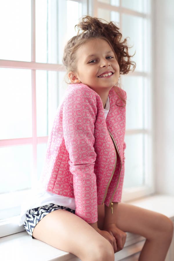 A Girl Skip Rope Illustration Stock Vector Image Art Alamy