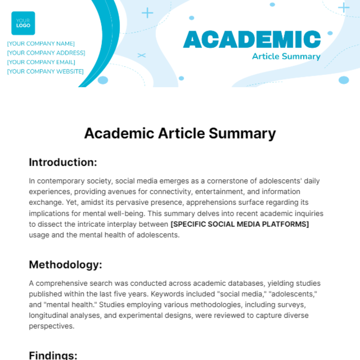 Sample Academic Article Writing for Research Purposes Effectively
