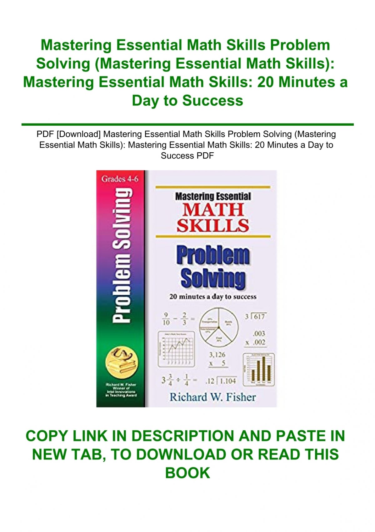 Mastering Essential Math Skills Problem Solving Math Essentials