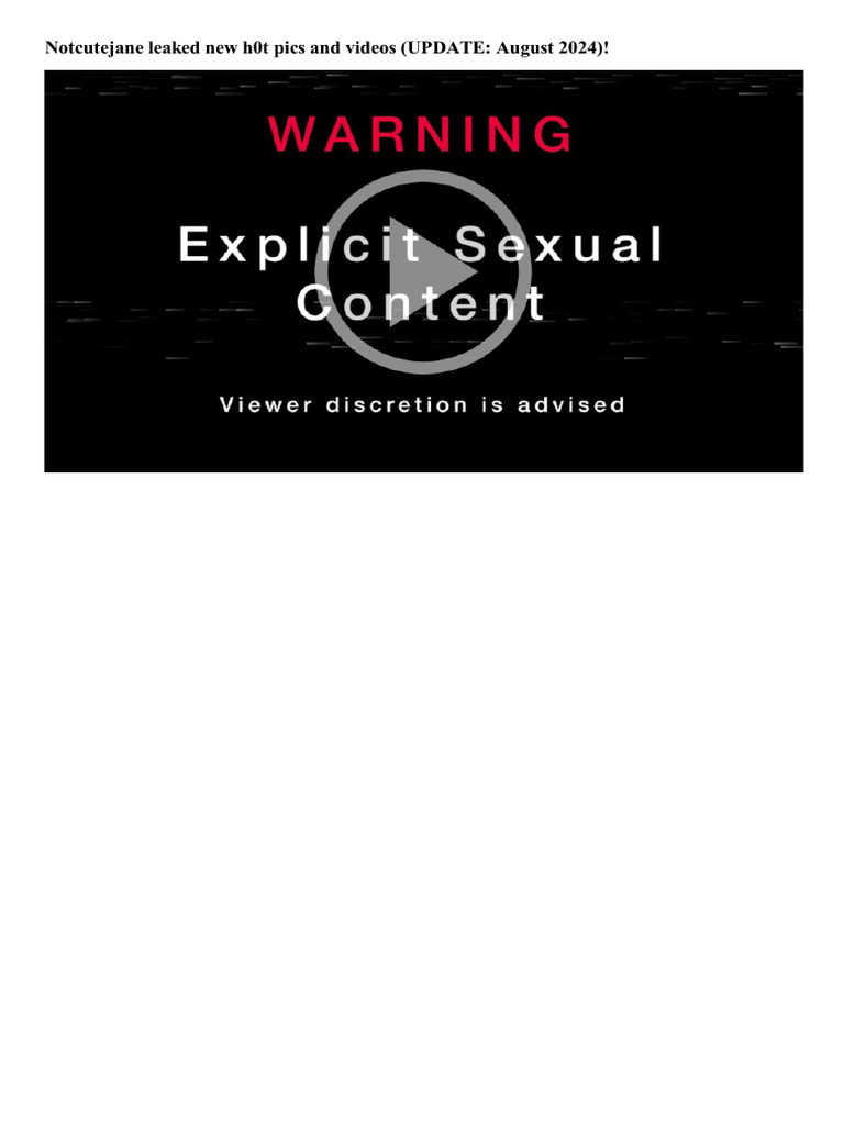 Notcutejane Onlyfans Leak Exposed 5 Surprising Facts