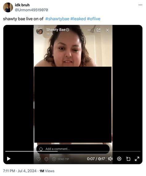 Shawtybae Onlyfans Leak Exposed: What's Going On? becomes 
Shawtybae Onlyfans Leak Details and Updates