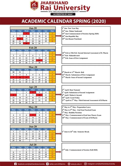 University of Utah Academic Calendar Key Dates and Deadlines